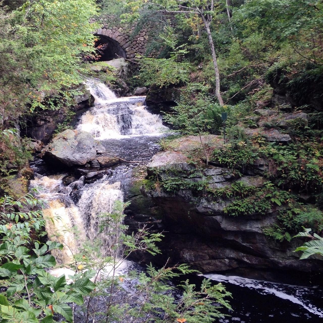Close Cascade at Doane's Falls in Massachusetts.