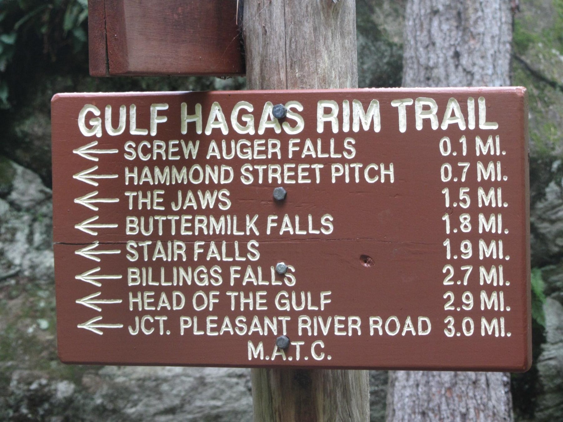 River Gorge at Gulf Hagas in Maine.