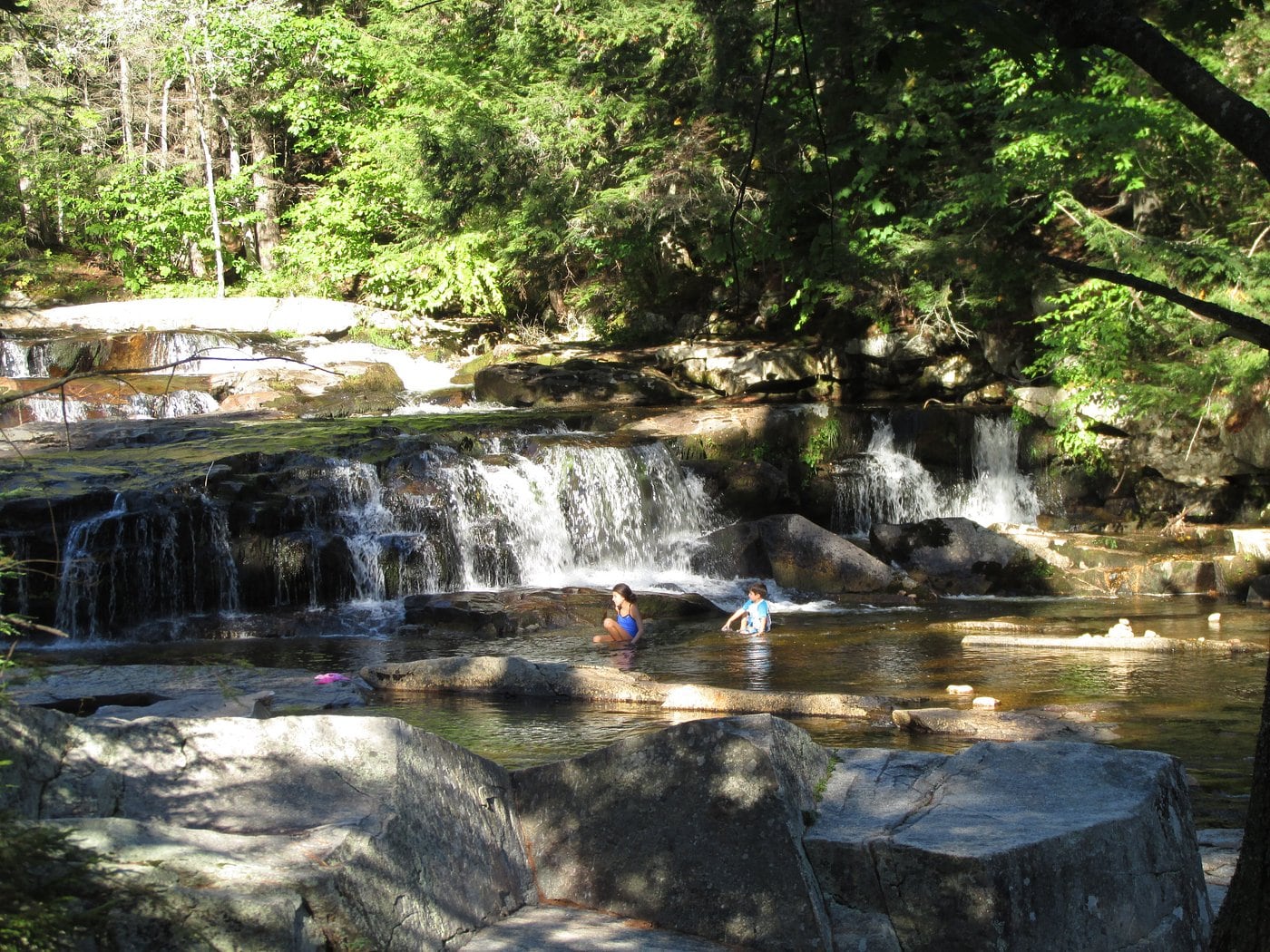 Rock Cascades at Jackson Falls in New Hampshire.