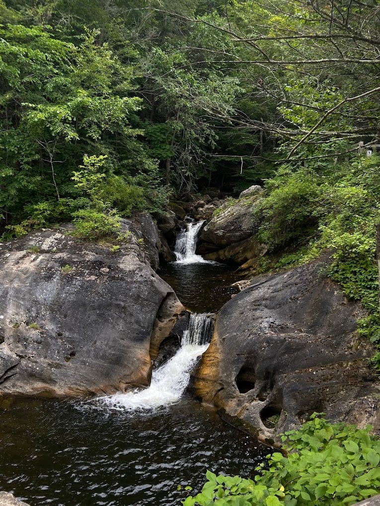 Forest Overlook at Kent Falls in Connecticut.