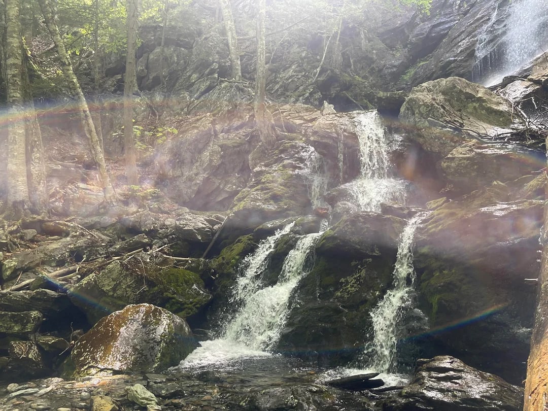 Lower Cascade at Race Brook Falls in Massachusetts.