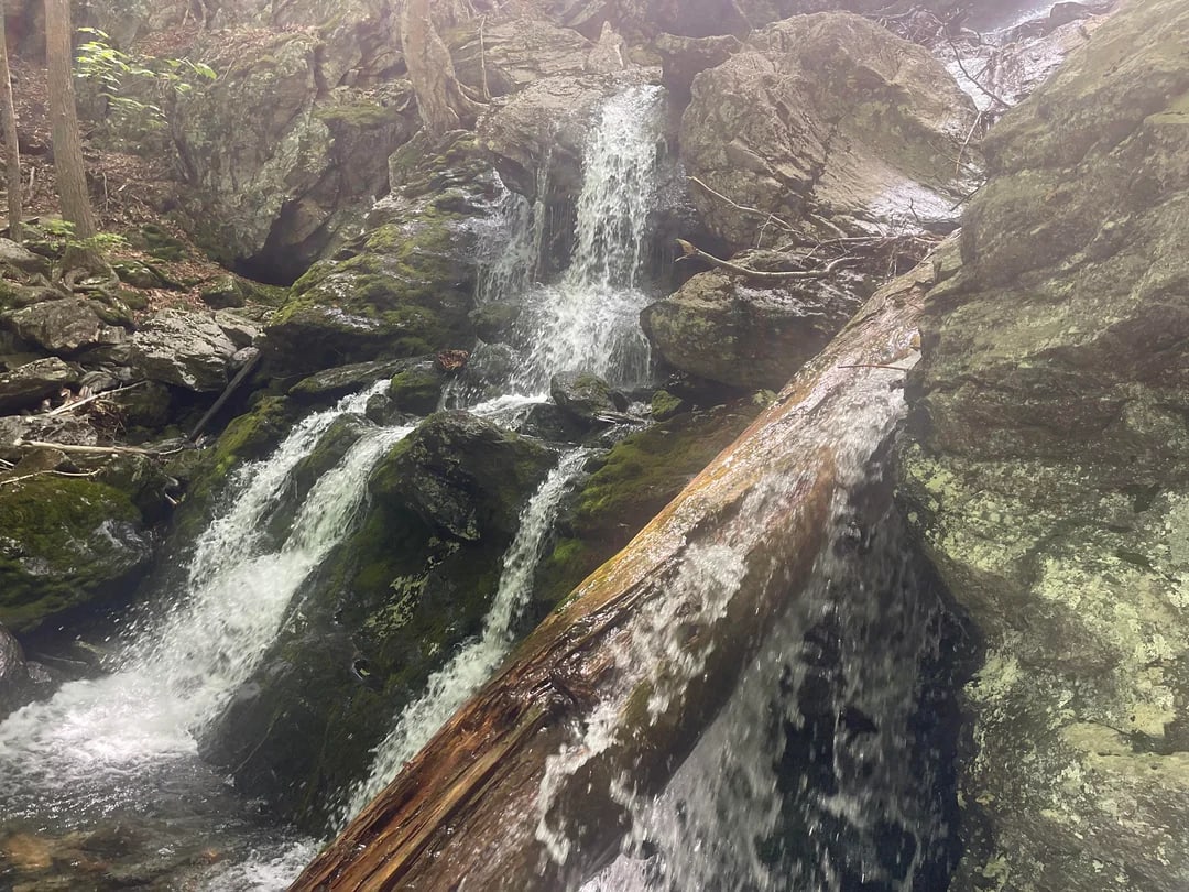 Lower Cascade at Race Brook Falls in Massachusetts.