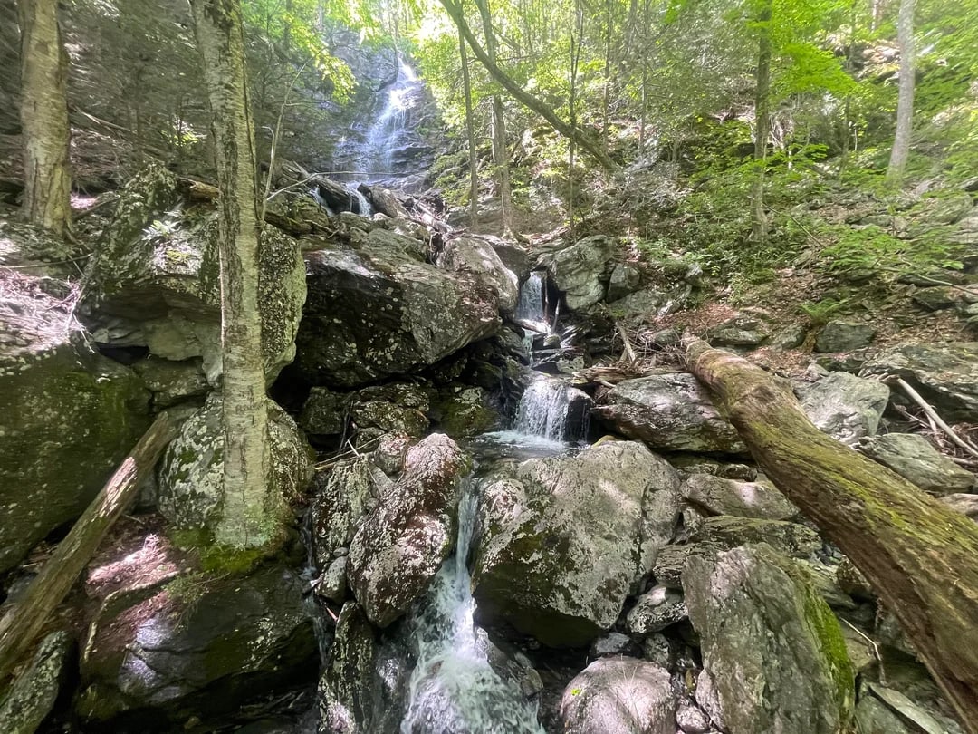 Lower Cascade at Race Brook Falls in Massachusetts.