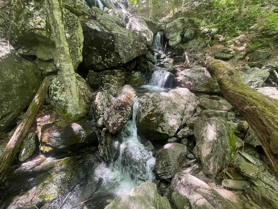Lower Cascade at Race Brook Falls in Massachusetts.