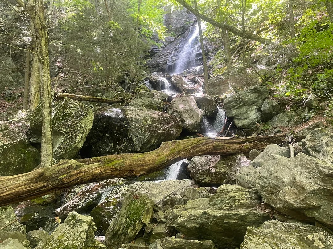 Lower Cascade at Race Brook Falls in Massachusetts.