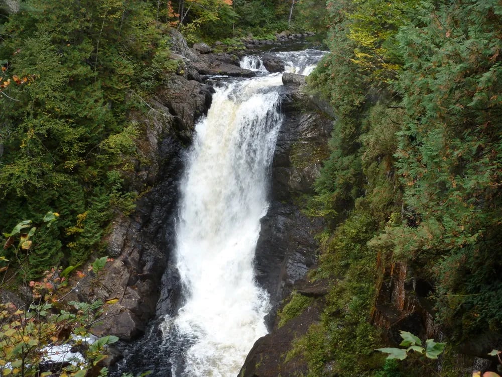 Drop Wide at Moxie Falls in Maine.