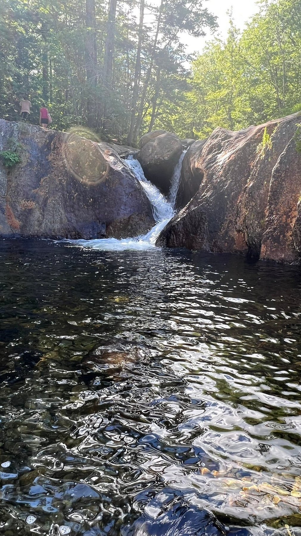 Lower Pool at Smalls Falls in Maine.