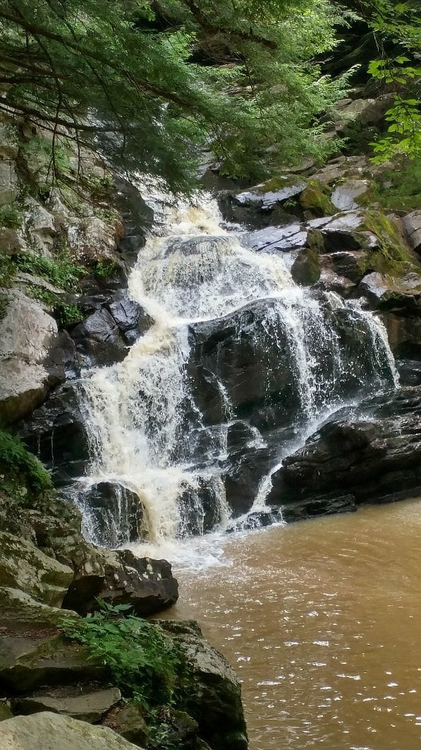 Rocky Cascade at Wahconah Falls in Massachusetts.